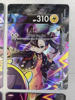 Pokemon TCG Morpeko V-Union SWSH 287 288 289 290 Black Star Promo SET Marnie NM - Image 4