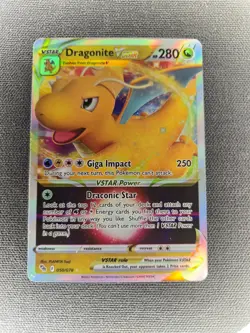 Pokemon TCG - Dragonite VSTAR - 050/078 - Pokemon GO - NM+ - Image 1
