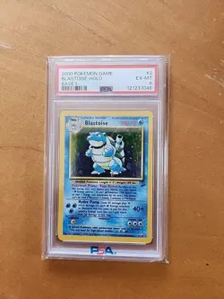 Pokemon TCG Blastoise Base Set 2 Holo Unlimited Rare - Image 1