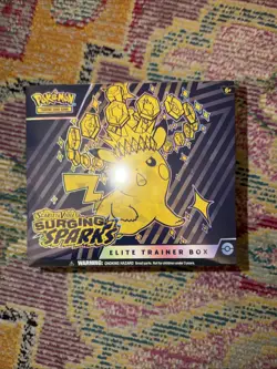 Pokemon Scarlet & Violet Surging Sparks Elite Trainer Box ETB Factory Sealed - Image 1