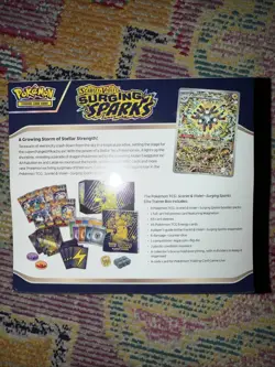 Pokemon Scarlet & Violet Surging Sparks Elite Trainer Box ETB Factory Sealed - Image 3