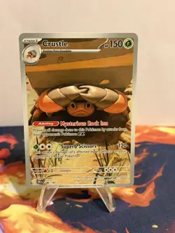 Pokemon TCG Crustle Illustration Rare SV10: Destined Rivals 186/182 NM - Image 2