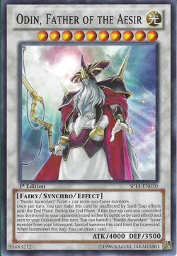 Odin, Father of the Aesir (SP14-EN050) - Starfoil Rare First ed. Yu-Gi-Oh! - Image 1