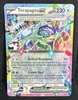 Terapagos ex 128/142 Play! Pokemon Prize Pack Stellar Crown - Image 1