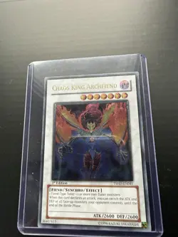 Yu-Gi-Oh! TCG Chaos King Archfiend TSHD-EN041 1st Edition Ultimate Rare - Image 1