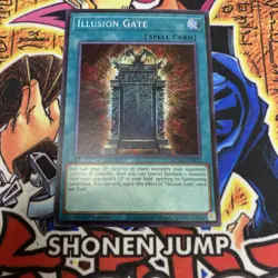 Yugioh - Illusion Gate MZMU-EN023 1st Edition SECRET NM X1 - Image 2
