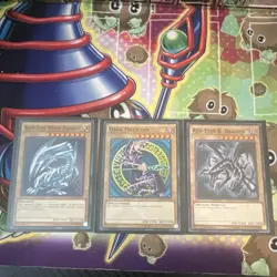 Yu-Gi-Oh! Legend of Blue Eyes 1st Edition Blue-Eyes, Dark Magician, Red-Eyes Lot - Image 1
