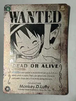 One Piece Monkey.D.Luffy SEC SP Wanted Poster OP13 -118 Carrying On His Will - Image 1