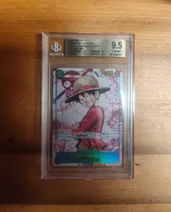 2025 One Piece Monkey D. Luffy Carrying On His Will OP13-118 Alt Art JP BGS 9.5 - Image 2