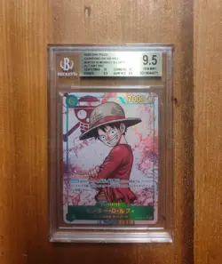 2025 One Piece Monkey D. Luffy Carrying On His Will OP13-118 Alt Art JP BGS 9.5 - Image 5