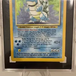 SGC 6.5 Blastoise 1999 Base Set 2/102 Holo Pokemon Card - Image 4