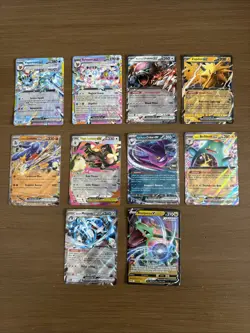 10 Pokemon Cards Mint Tcg Vaporeon Rayquaza Sylveon Mega Lopunny Crobat Zapdos - Image 1