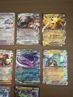 10 Pokemon Cards Mint Tcg Vaporeon Rayquaza Sylveon Mega Lopunny Crobat Zapdos - Image 3