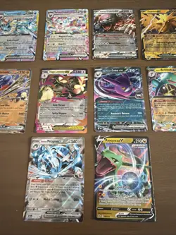 10 Pokemon Cards Mint Tcg Vaporeon Rayquaza Sylveon Mega Lopunny Crobat Zapdos - Image 4