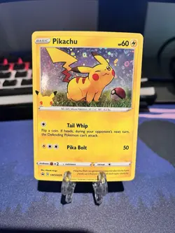 (3) Pikachu SWSH039 Holo Promo Pokemon Cards Lot of 3 English Lightly Played - Image 2