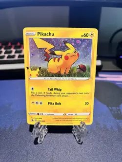 (3) Pikachu SWSH039 Holo Promo Pokemon Cards Lot of 3 English Lightly Played - Image 4