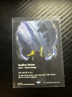 Trading card singles for Magic the Gathering: Godless Shrine (Borderless) - Image 1