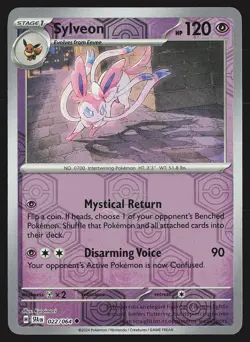 SV: Shrouded Fable Sylveon #022/064 Reverse Holo Pokemon Card - Image 1