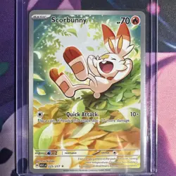 Pokemon Scorbunny Holo Rare 225/217 70 HP 10+ ATK ASCN Pokemon TCG Card - Image 1