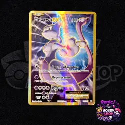 Mewtwo EX Full Art Holo Card 103/108 Evolutions MP Pokemon TCG Free Shipping - Image 1