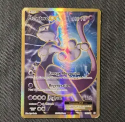 Mewtwo EX Full Art Holo Card 103/108 Evolutions MP Pokemon TCG Free Shipping - Image 2