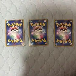 "Custom-made"Non Texture*Japanese Pikachu Poncho Set 3Pcs" Display Fan Art cards - Image 2