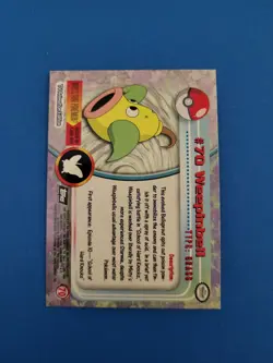 Topps Pokemon #70 Weepinbell HOLO/FOIL CARD - TV Animation Edition, 1999, NM - Image 3