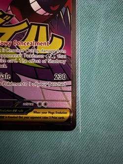 Mega Gengar Ex Ascended Hero’s Pokemon TCG Card NM - Image 4