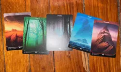 MTG Unstable Full Art Lands x5- FULL SET!! (One of Each) NM - Image 1