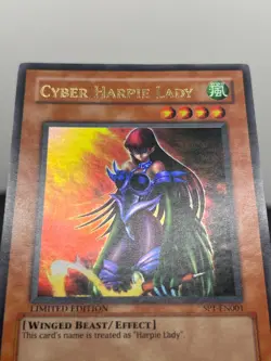 LP - Cyber Harpie Lady Limited Edition SP1-EN001 Yu-Gi-Oh! TCG 2005 Promo - Image 2