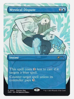 MTG - Mystical Dispute - Borderless - Promo - Non Foil - NM - Image 1
