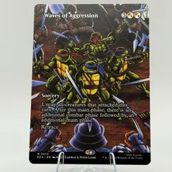 MTG Teenage Mutant Ninja Turtles - Waves of Aggression - PZA - NM - Image 1