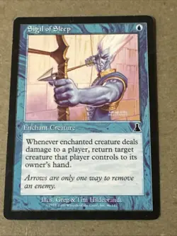 Sigil Of Sleep X1 Urza’s Destiny LP Condition See Pics Front Back - Image 1