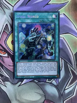 MP22-EN225 Small World Secret Rare 1st Edition NM Yugioh Card - Image 1