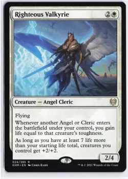 Righteous Valkyrie Kaldheim #24 MTG NM / M Regular - Image 1