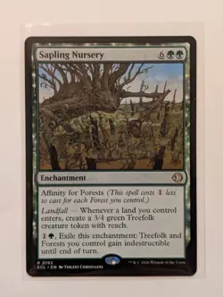 Magic: The Gathering MTG Lorwyn Eclipsed #192 Sapling Nursery R NM - Image 1
