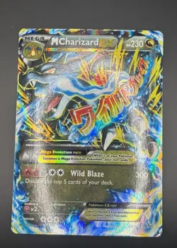Pokemon M Charizard EX Flashfire Holo Card 69/106 2014 XY Series - Image 1