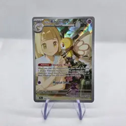 Lillie's Ribombee Illustration Rare Holofoil JTG 164/159 NM Pokemon TCG - Image 1