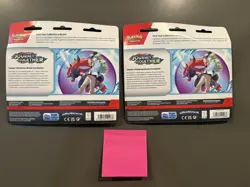 Pokemon lot with Journey mega battle deck and prismatic tins - Image 5