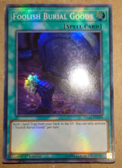 Yugioh Foolish Burial Goods DASA-EN058 1st edition Super rare - Image 1