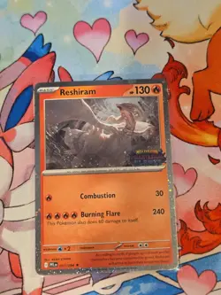 Pokemon Phantasmal Flames Reshiram 017/094 Promo Stamped - Image 1