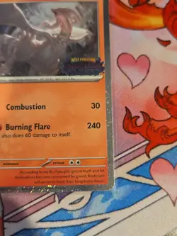 Pokemon Phantasmal Flames Reshiram 017/094 Promo Stamped - Image 3