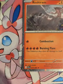 Pokemon Phantasmal Flames Reshiram 017/094 Promo Stamped - Image 4