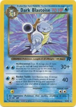 Pokemon TCG - Dark Blastoise - 20/82 - Rare Unlimited - Team Rocket [Near Mint] - Image 1