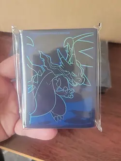 NEW Pokemon Charizard Card Sleeves Phantasmal Flames 2025 - Image 2