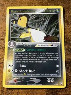 Dark Ampharos 2/109 Team Rocket Returns Reverse Holo Pokemon Card - Image 1