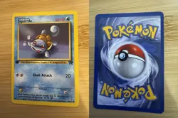 Squirtle ⭐ 68/82 1st Edition Common Team Rocket 2000 Pokemon NM/LP - Image 1