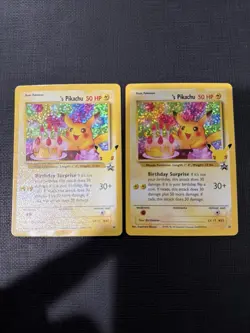 Pikachu Pokemon Celebrations 25th Anniversary Birthday Surprise LOT OF 2 - Image 1