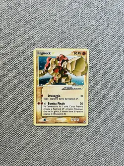 Regirock Gold Star 91/92 Ex Legend Maker Holo Pokemon - Image 1