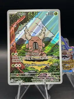 Pokemon Pinsir 168/167 Twilight Masquerade Illustration Rare 2024 - Image 1